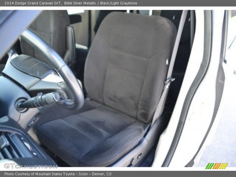 Billet Silver Metallic / Black/Light Graystone 2014 Dodge Grand Caravan SXT