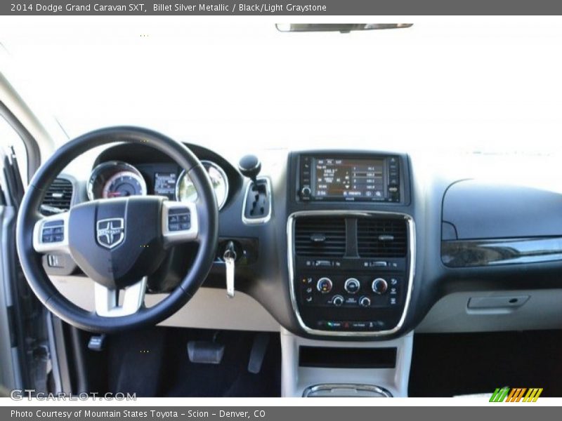 Billet Silver Metallic / Black/Light Graystone 2014 Dodge Grand Caravan SXT