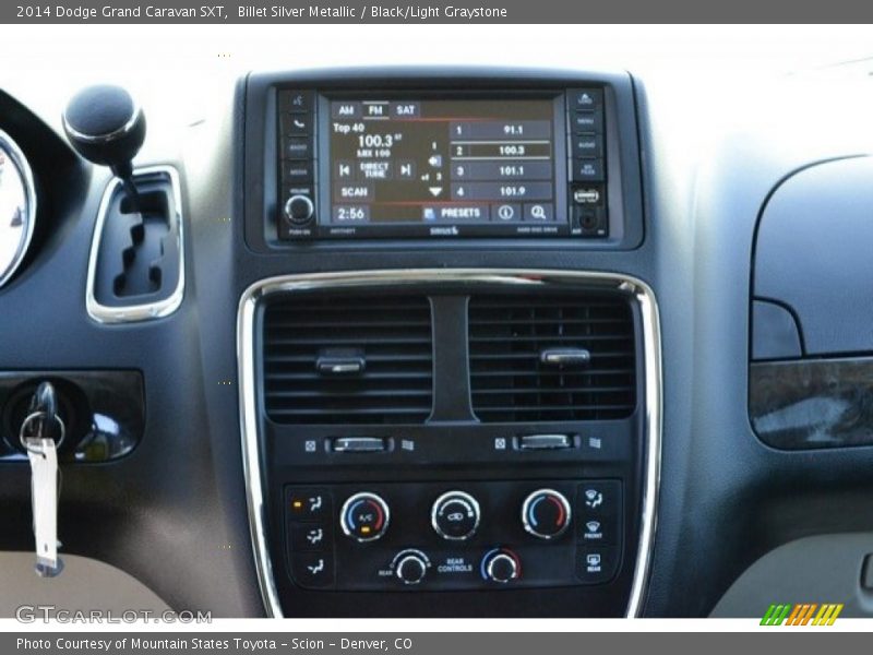 Billet Silver Metallic / Black/Light Graystone 2014 Dodge Grand Caravan SXT