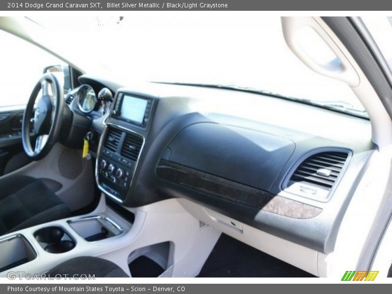 Billet Silver Metallic / Black/Light Graystone 2014 Dodge Grand Caravan SXT