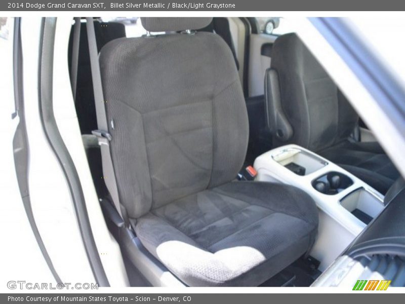 Billet Silver Metallic / Black/Light Graystone 2014 Dodge Grand Caravan SXT
