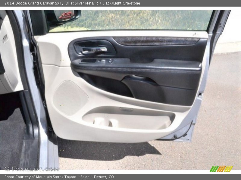 Billet Silver Metallic / Black/Light Graystone 2014 Dodge Grand Caravan SXT