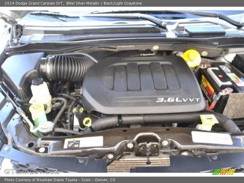 Billet Silver Metallic / Black/Light Graystone 2014 Dodge Grand Caravan SXT
