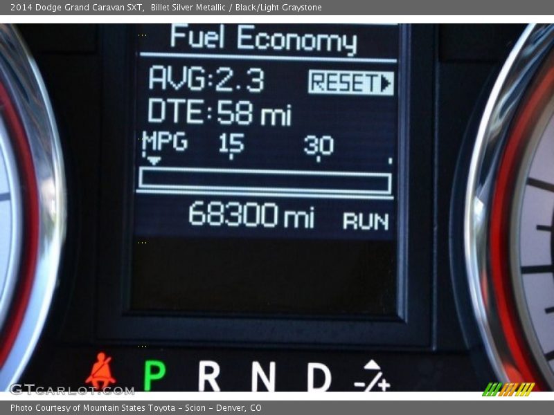 Billet Silver Metallic / Black/Light Graystone 2014 Dodge Grand Caravan SXT