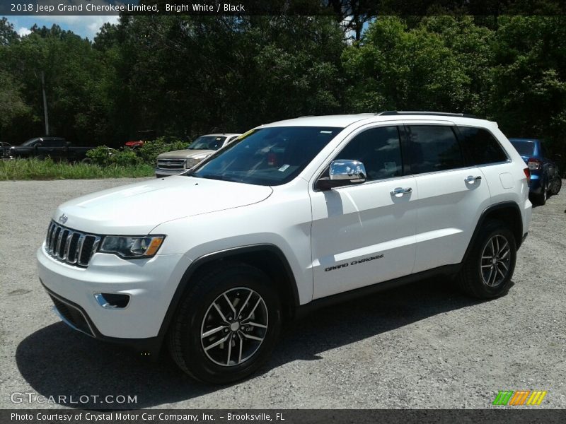 Bright White / Black 2018 Jeep Grand Cherokee Limited