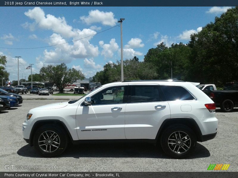 Bright White / Black 2018 Jeep Grand Cherokee Limited