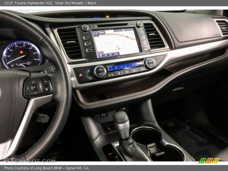 Silver Sky Metallic / Black 2015 Toyota Highlander XLE