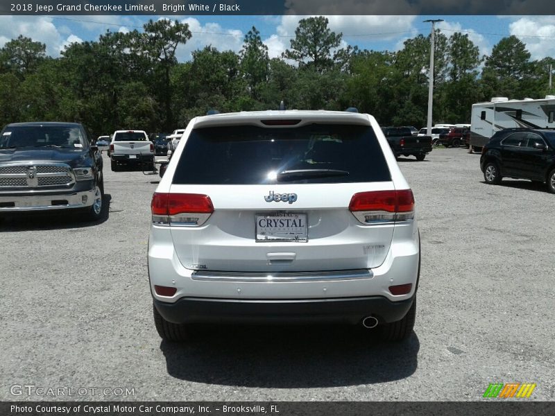 Bright White / Black 2018 Jeep Grand Cherokee Limited