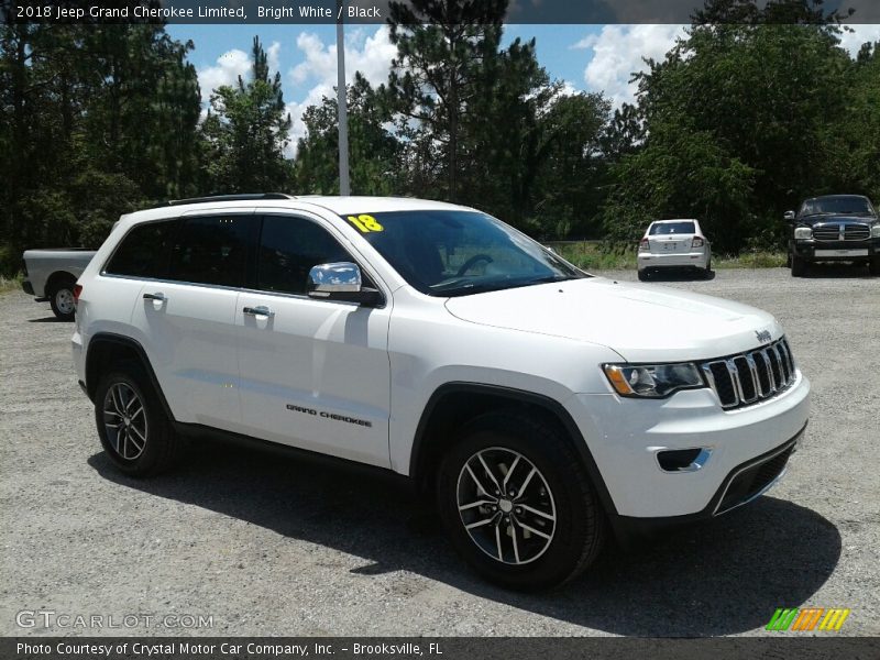 Bright White / Black 2018 Jeep Grand Cherokee Limited