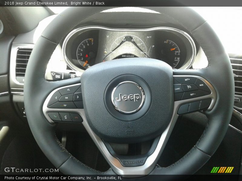 Bright White / Black 2018 Jeep Grand Cherokee Limited