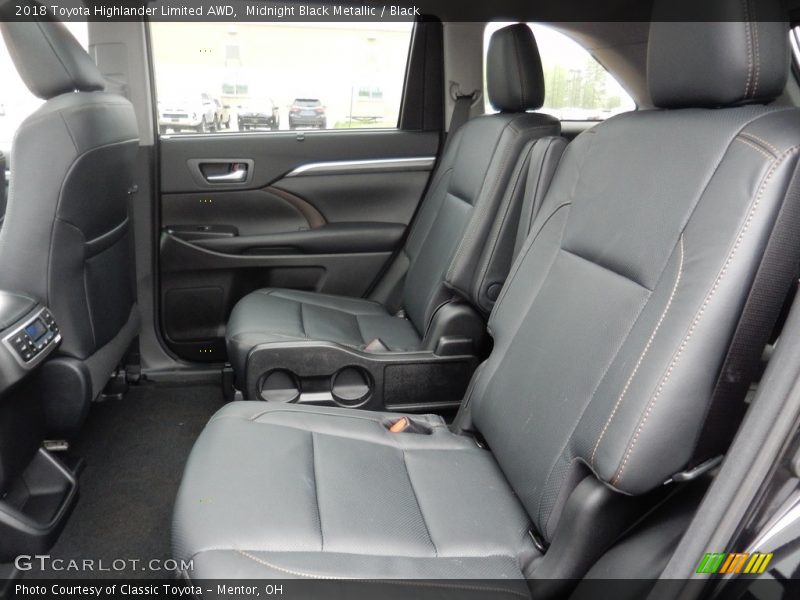 Midnight Black Metallic / Black 2018 Toyota Highlander Limited AWD