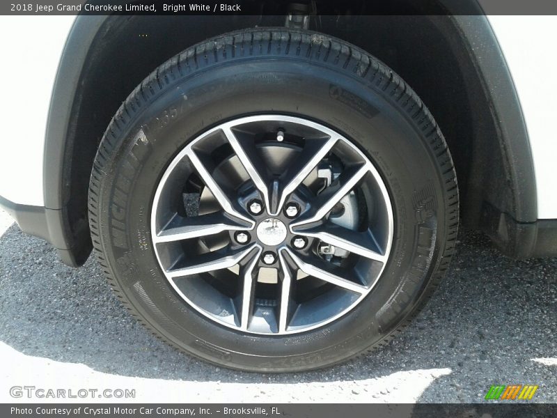 Bright White / Black 2018 Jeep Grand Cherokee Limited