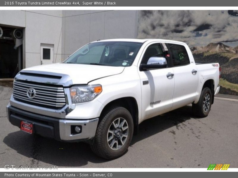 Super White / Black 2016 Toyota Tundra Limited CrewMax 4x4