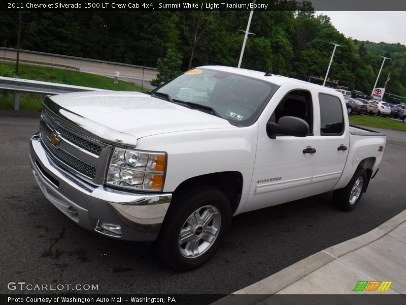 Summit White / Light Titanium/Ebony 2011 Chevrolet Silverado 1500 LT Crew Cab 4x4