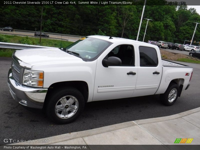 Summit White / Light Titanium/Ebony 2011 Chevrolet Silverado 1500 LT Crew Cab 4x4