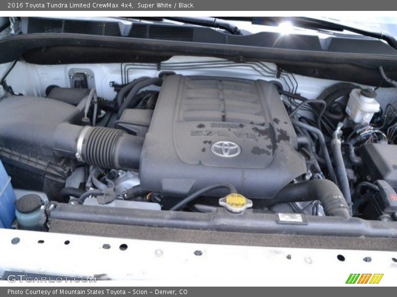 Super White / Black 2016 Toyota Tundra Limited CrewMax 4x4