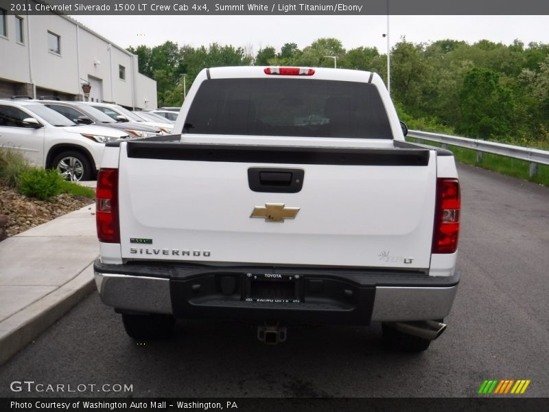 Summit White / Light Titanium/Ebony 2011 Chevrolet Silverado 1500 LT Crew Cab 4x4