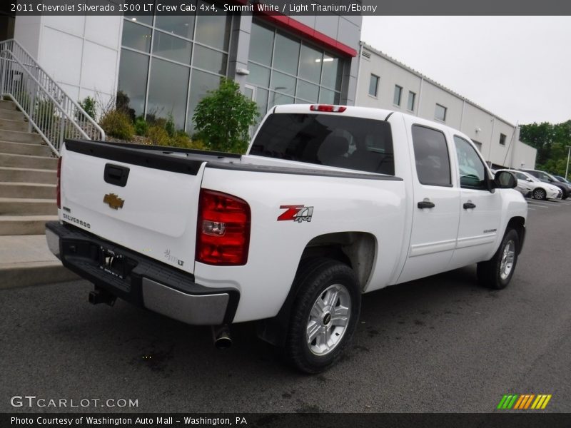 Summit White / Light Titanium/Ebony 2011 Chevrolet Silverado 1500 LT Crew Cab 4x4