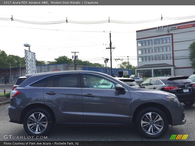 Modern Steel Metallic / Graystone 2017 Acura RDX Advance AWD