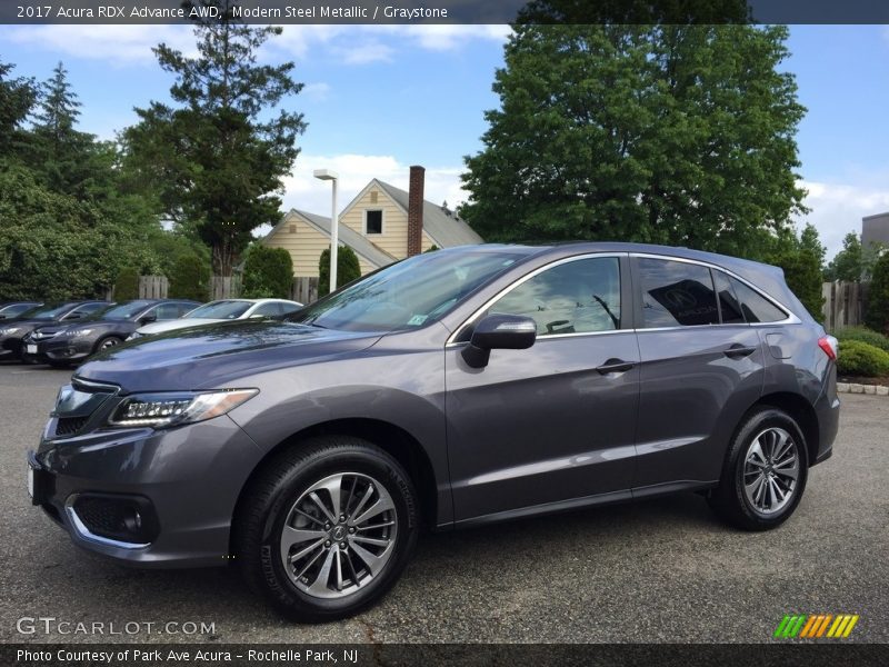 Modern Steel Metallic / Graystone 2017 Acura RDX Advance AWD