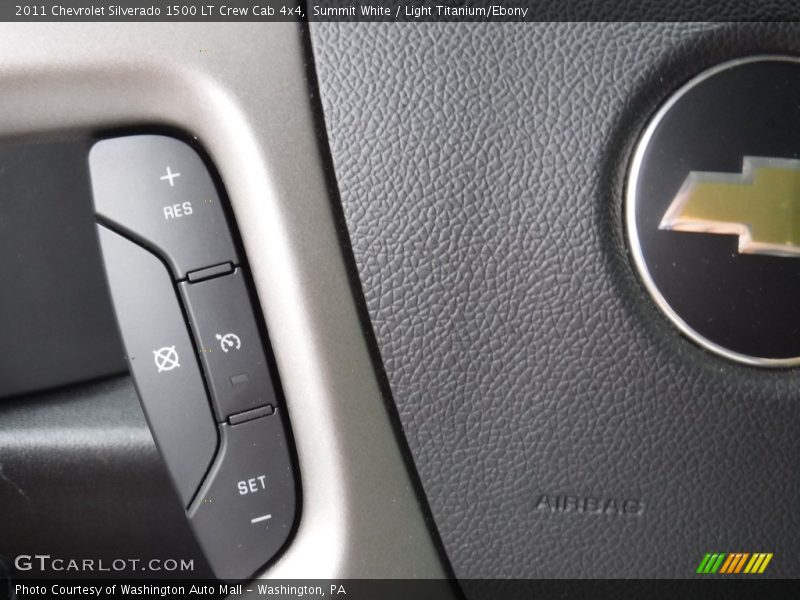 Summit White / Light Titanium/Ebony 2011 Chevrolet Silverado 1500 LT Crew Cab 4x4