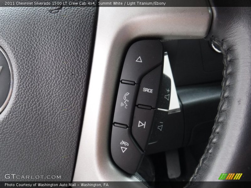 Summit White / Light Titanium/Ebony 2011 Chevrolet Silverado 1500 LT Crew Cab 4x4