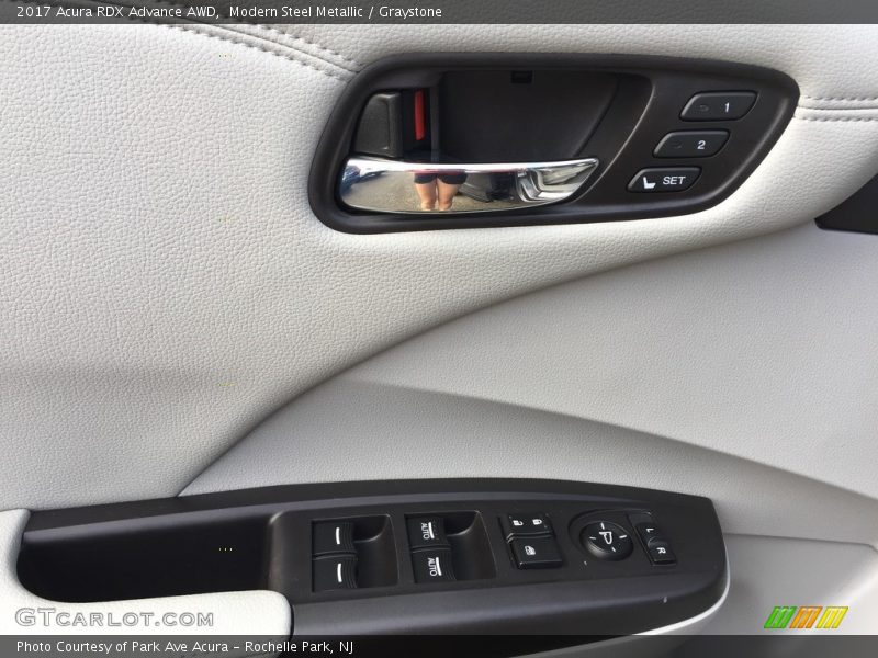 Modern Steel Metallic / Graystone 2017 Acura RDX Advance AWD