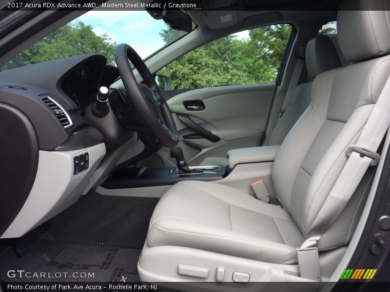 Modern Steel Metallic / Graystone 2017 Acura RDX Advance AWD