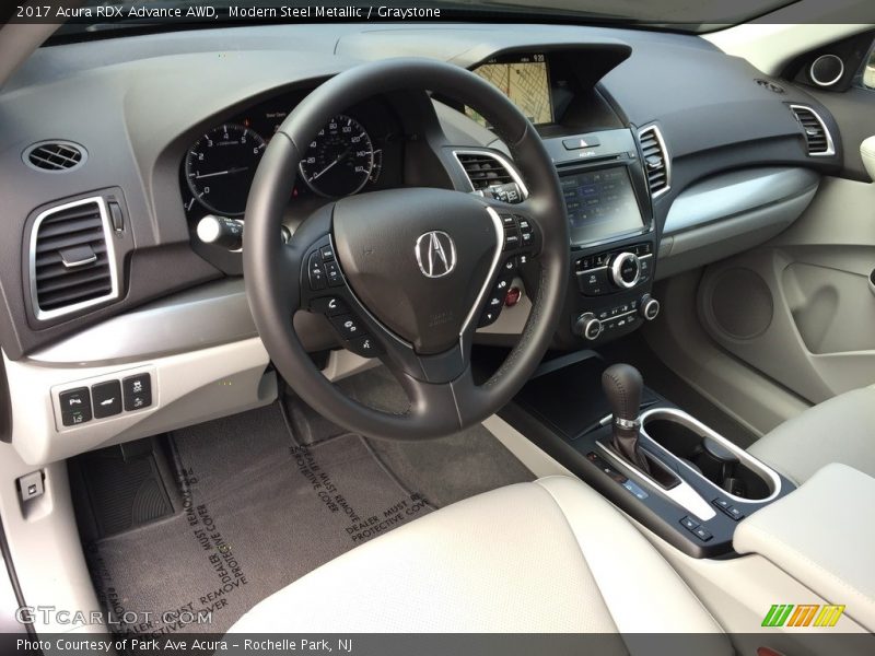 Modern Steel Metallic / Graystone 2017 Acura RDX Advance AWD