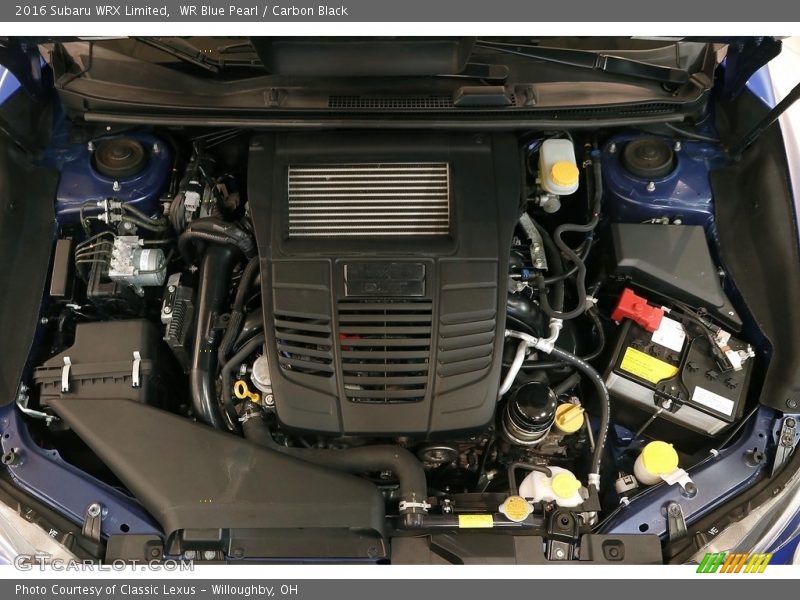  2016 WRX Limited Engine - 2.0 Liter DI Turbocharged DOHC 16-Valve VVT Horizontally Opposed 4 Cylinder