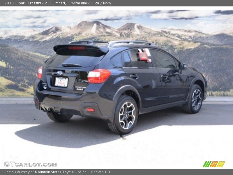 Crystal Black Silica / Ivory 2016 Subaru Crosstrek 2.0i Limited