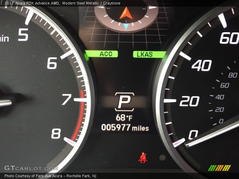 Modern Steel Metallic / Graystone 2017 Acura RDX Advance AWD