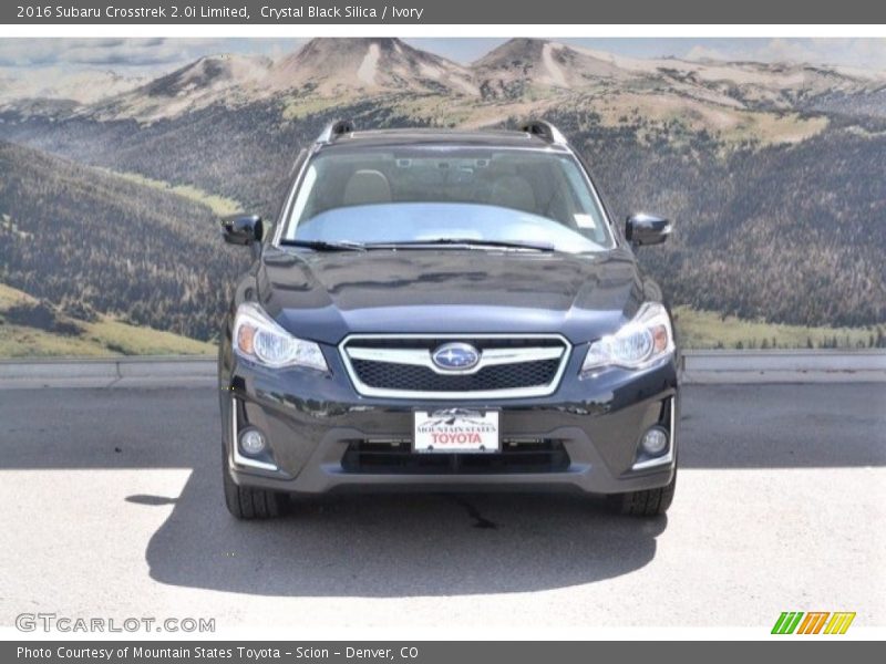 Crystal Black Silica / Ivory 2016 Subaru Crosstrek 2.0i Limited