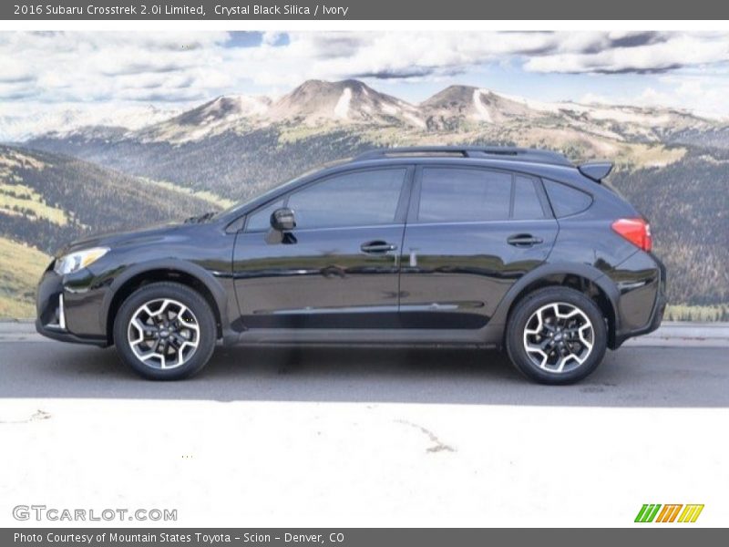 Crystal Black Silica / Ivory 2016 Subaru Crosstrek 2.0i Limited