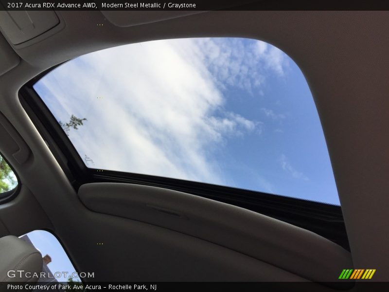 Modern Steel Metallic / Graystone 2017 Acura RDX Advance AWD