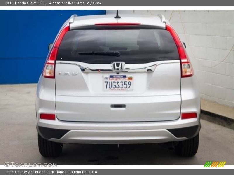 Alabaster Silver Metallic / Gray 2016 Honda CR-V EX-L