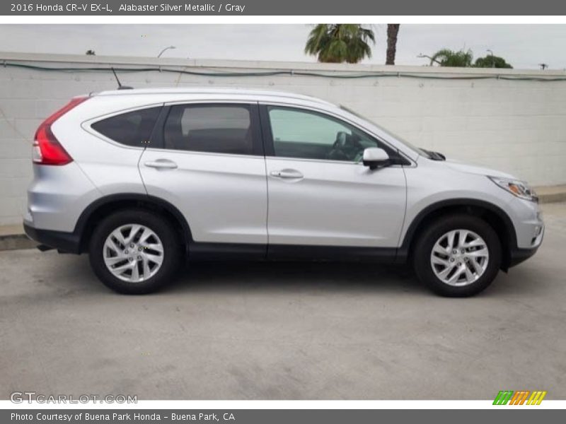 Alabaster Silver Metallic / Gray 2016 Honda CR-V EX-L