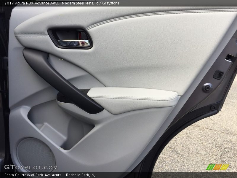 Modern Steel Metallic / Graystone 2017 Acura RDX Advance AWD