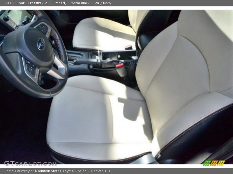Crystal Black Silica / Ivory 2016 Subaru Crosstrek 2.0i Limited