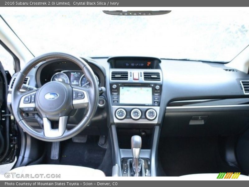 Crystal Black Silica / Ivory 2016 Subaru Crosstrek 2.0i Limited