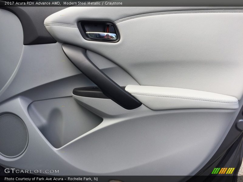 Modern Steel Metallic / Graystone 2017 Acura RDX Advance AWD