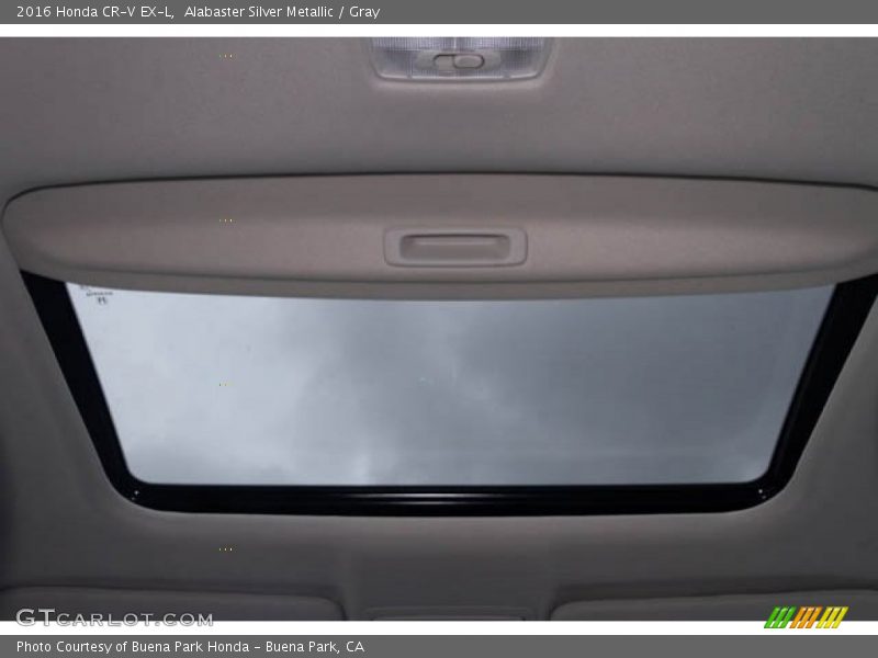 Alabaster Silver Metallic / Gray 2016 Honda CR-V EX-L