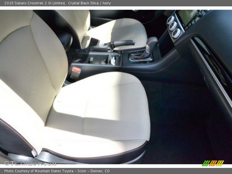 Crystal Black Silica / Ivory 2016 Subaru Crosstrek 2.0i Limited