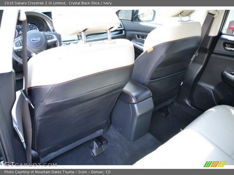 Crystal Black Silica / Ivory 2016 Subaru Crosstrek 2.0i Limited