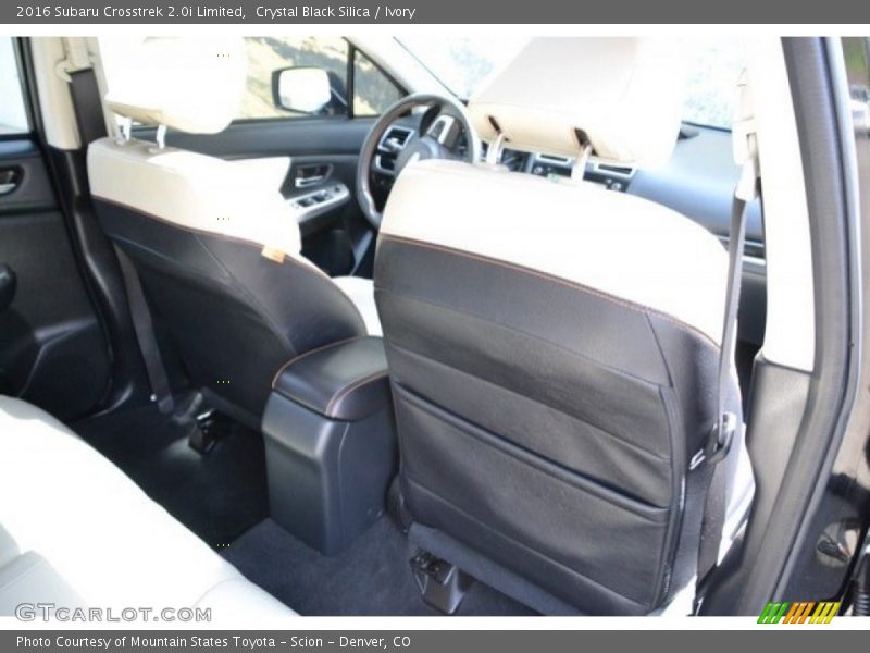 Crystal Black Silica / Ivory 2016 Subaru Crosstrek 2.0i Limited