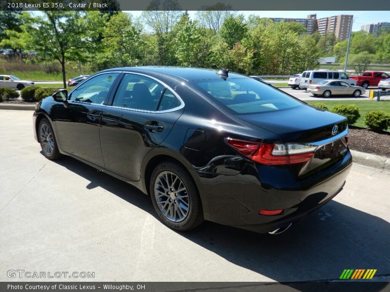 Caviar / Black 2018 Lexus ES 350