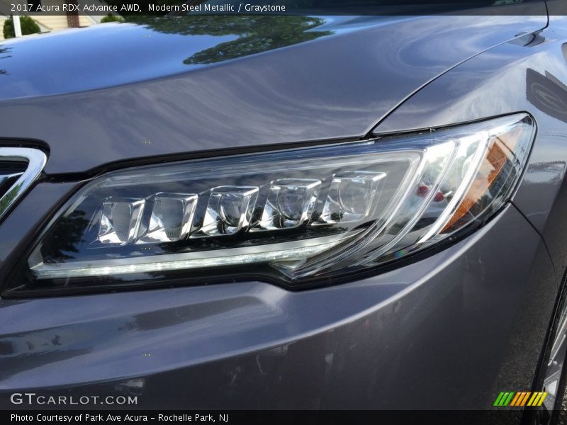 Modern Steel Metallic / Graystone 2017 Acura RDX Advance AWD