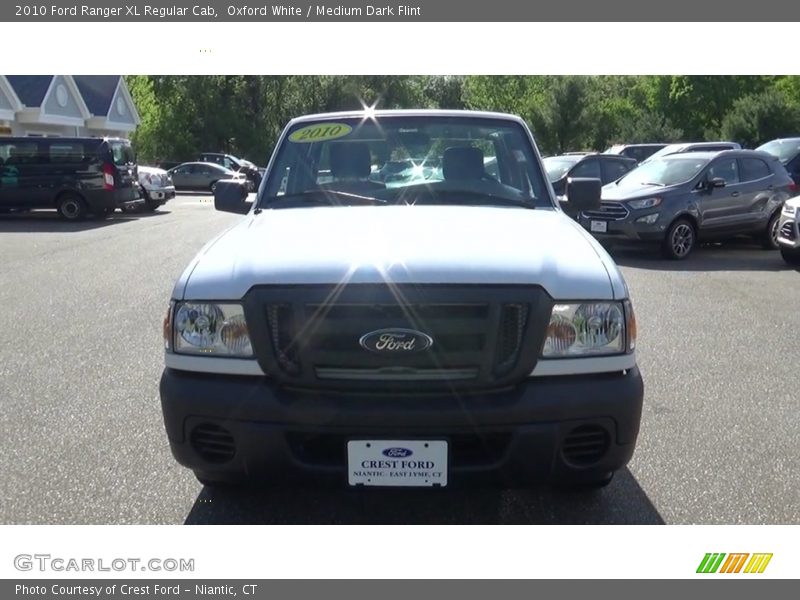 Oxford White / Medium Dark Flint 2010 Ford Ranger XL Regular Cab