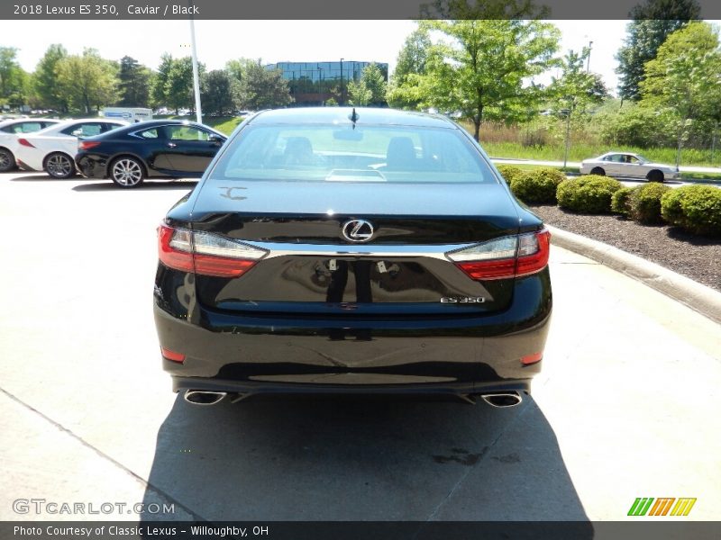 Caviar / Black 2018 Lexus ES 350