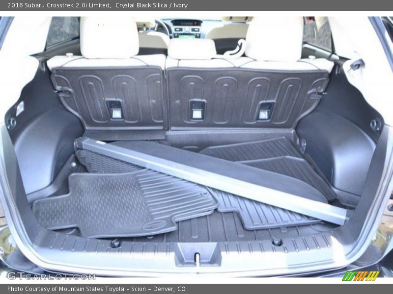 Crystal Black Silica / Ivory 2016 Subaru Crosstrek 2.0i Limited